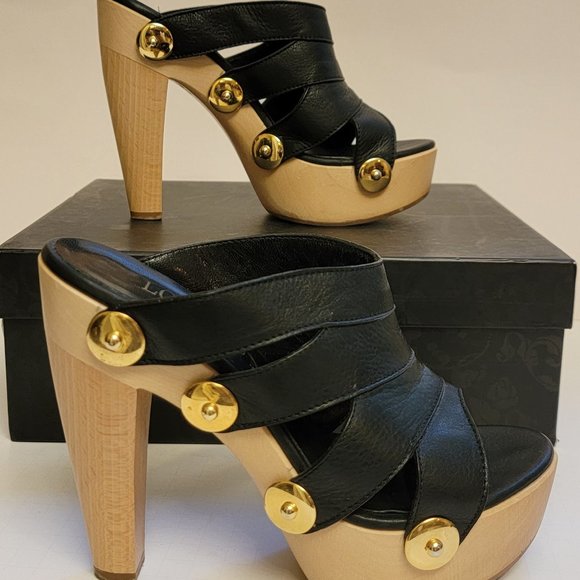 LORIBLU Shoes - Loriblu Alce Nero Platform Clogs